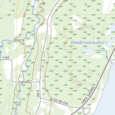 United States Geological Survey Henderson Lakes, MI (2023, 24000-Scale) digital map