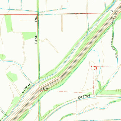 United States Geological Survey Henderson Mound, MO (1969, 24000-Scale) digital map