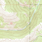 United States Geological Survey Henderson Mountain, MT (1971, 24000-Scale) digital map