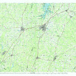 United States Geological Survey Henderson, NC (1984, 100000-Scale) digital map