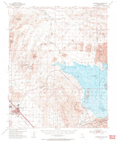 United States Geological Survey Henderson, NV-AZ (1952, 62500-Scale) digital map