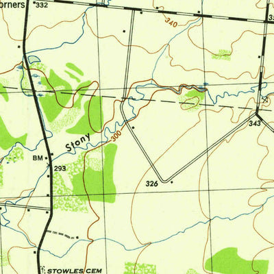 United States Geological Survey Henderson, NY (1943, 31680-Scale) digital map