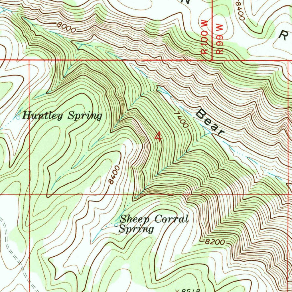 Henderson Ridge, CO (1964, 24000-Scale) Map by United States Geological ...