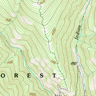 United States Geological Survey Henderson Ridge, ID-MT (1991, 24000-Scale) digital map