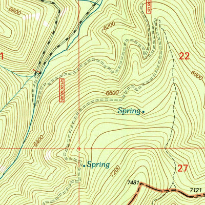 United States Geological Survey Henderson Ridge, ID-MT (1998, 24000-Scale) digital map