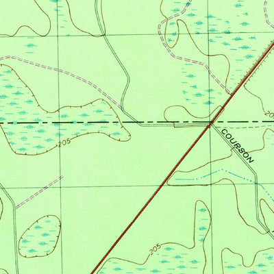 United States Geological Survey Henderson Still, GA (1972, 24000-Scale) digital map
