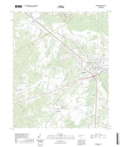 United States Geological Survey Henderson, TN (2022, 24000-Scale) digital map