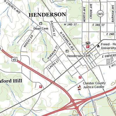United States Geological Survey Henderson, TN (2022, 24000-Scale) digital map