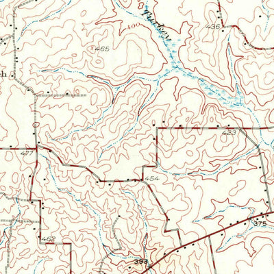 United States Geological Survey Henderson, TX (1939, 62500-Scale) digital map