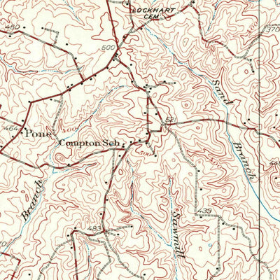 United States Geological Survey Henderson, TX (1939, 62500-Scale) digital map