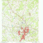 United States Geological Survey Henderson, TX (1973, 24000-Scale) digital map