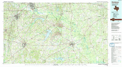 United States Geological Survey Henderson, TX-LA (1986, 100000-Scale) digital map