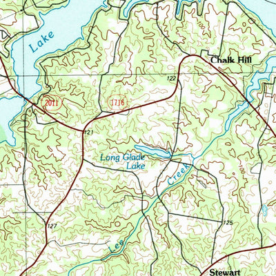 United States Geological Survey Henderson, TX-LA (1986, 100000-Scale) digital map