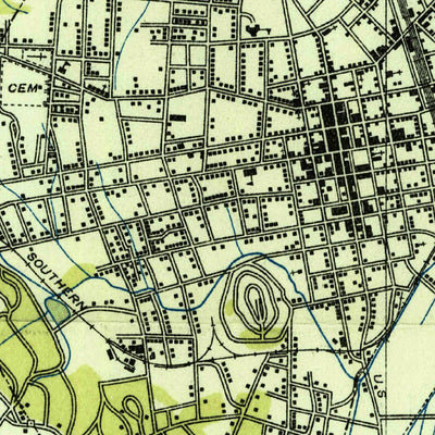 United States Geological Survey Hendersonville, NC (1935, 24000-Scale) digital map