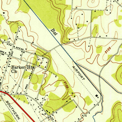 United States Geological Survey Hendersonville, NC (1946, 24000-Scale) digital map