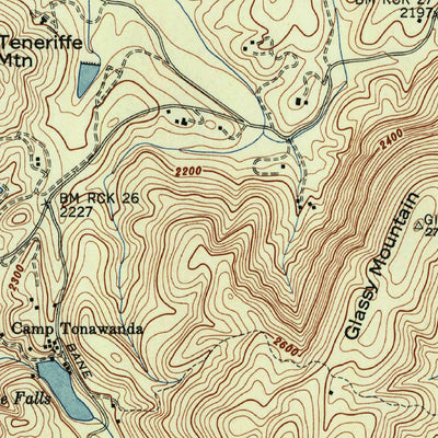 United States Geological Survey Hendersonville, NC (1947, 24000-Scale) digital map