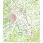 United States Geological Survey Hendersonville, NC (1965, 24000-Scale) digital map