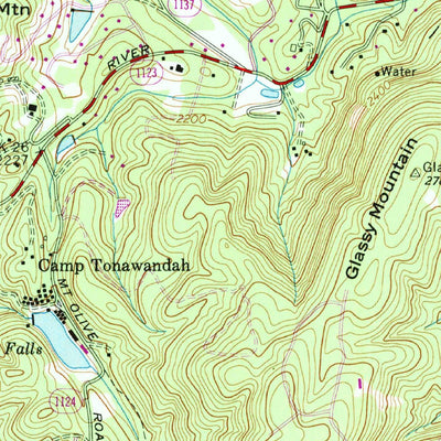 United States Geological Survey Hendersonville, NC (1965, 24000-Scale) digital map