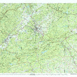 United States Geological Survey Hendersonville, NC-SC (1986, 100000-Scale) digital map