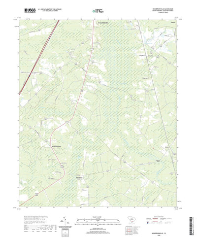 United States Geological Survey Hendersonville, SC (2020, 24000-Scale) digital map