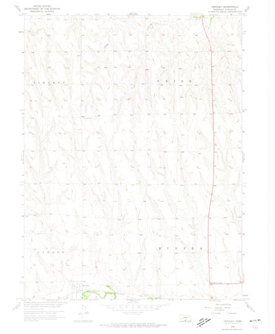 United States Geological Survey Hendley, NE (1958, 24000-Scale) digital map
