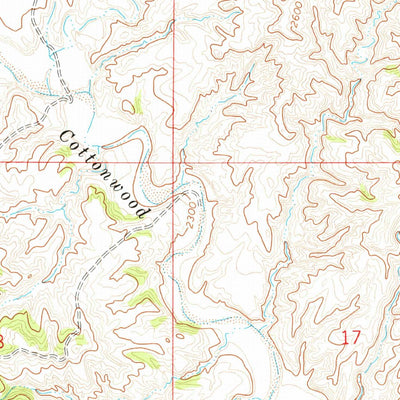 United States Geological Survey Hendrickson Coulee, MT (1972, 24000-Scale) digital map