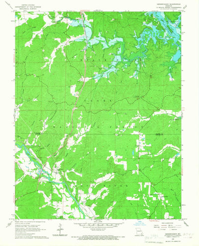United States Geological Survey Hendrickson, MO (1966, 24000-Scale) digital map