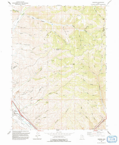 United States Geological Survey Henefer, UT (1991, 24000-Scale) digital map