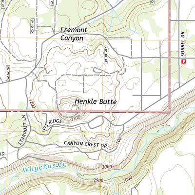 United States Geological Survey Henkle Butte, OR (2020, 24000-Scale) digital map
