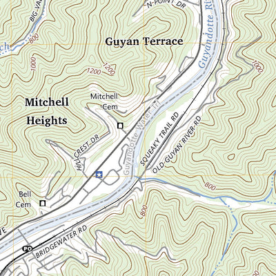 United States Geological Survey Henlawson, WV (2023, 24000-Scale) digital map
