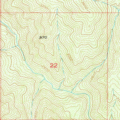 United States Geological Survey Henley Basin, ID-OR (1952, 24000-Scale) digital map