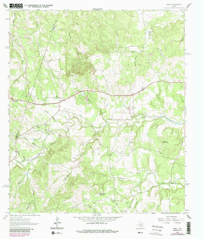 United States Geological Survey Henly, TX (1963, 24000-Scale) digital map