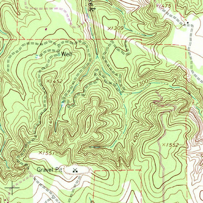 United States Geological Survey Henly, TX (1963, 24000-Scale) digital map