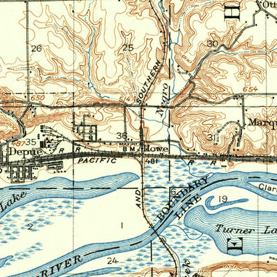 United States Geological Survey Hennepin, IL (1909, 62500-Scale) digital map