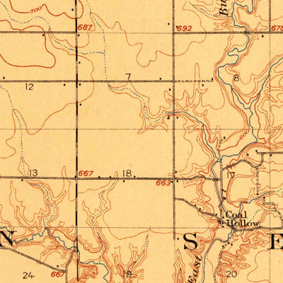 United States Geological Survey Hennepin, IL (1911, 62500-Scale) digital map