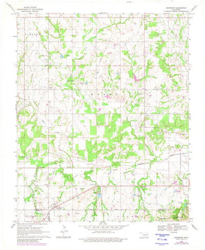United States Geological Survey Hennepin, OK (1969, 24000-Scale) digital map
