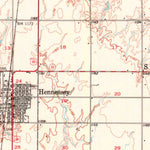 United States Geological Survey Hennessey, OK (1956, 62500-Scale) digital map