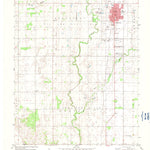 United States Geological Survey Hennessey, OK (1982, 24000-Scale) digital map