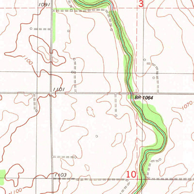 United States Geological Survey Hennessey, OK (1982, 24000-Scale) digital map