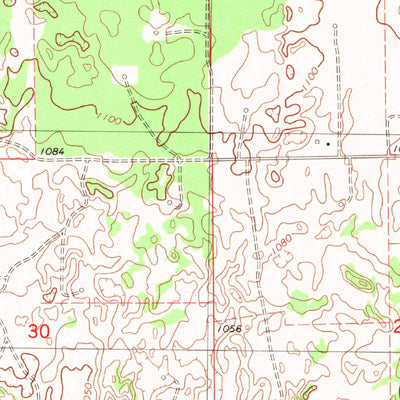 United States Geological Survey Hennessey, OK (1982, 24000-Scale) digital map