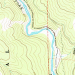 United States Geological Survey Hennessy Peak, CA (1979, 24000-Scale) digital map