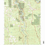 United States Geological Survey Hennessy Peak, CA (1997, 24000-Scale) digital map