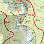 United States Geological Survey Hennessy Peak, CA (1997, 24000-Scale) digital map