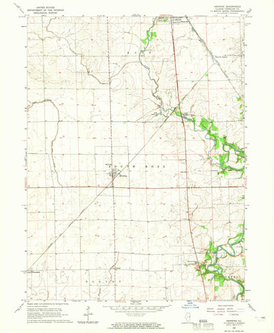 United States Geological Survey Henning, IL (1964, 24000-Scale) digital map