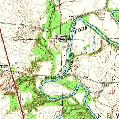 United States Geological Survey Henning, IL (1964, 24000-Scale) digital map