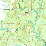 United States Geological Survey Henrico, AR-MS (1970, 62500-Scale) digital map