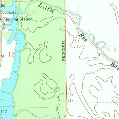 United States Geological Survey Henrico NE, AR (1967, 24000-Scale) digital map