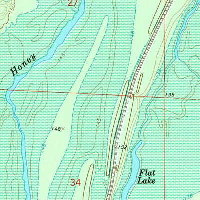 United States Geological Survey Henrico SW, AR (1967, 24000-Scale) digital map