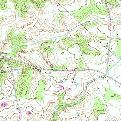 United States Geological Survey Henrietta, TN (1957, 24000-Scale) digital map
