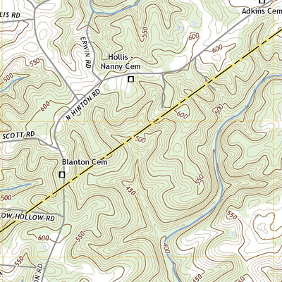 United States Geological Survey Henrietta, TN (2022, 24000-Scale) digital map